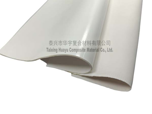 WHITE SILICONE COATED ARAMID FABRIC11`